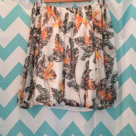 Philosophy off the shoulder lead & flower pattern - Picture 3 of 3